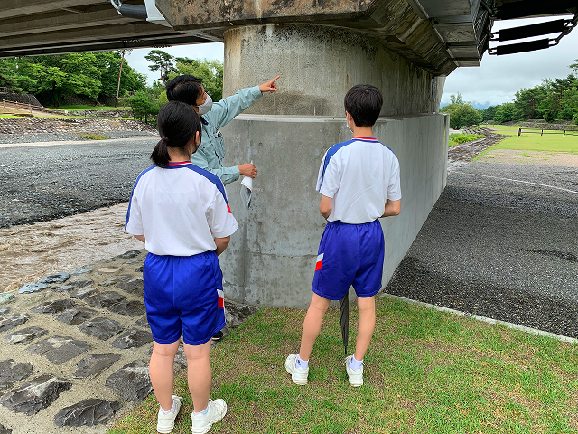 中学生の職場体験受入れ