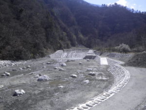 小武川下流第1床固工事