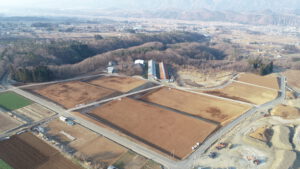 茅ヶ岳西麓地区 区画整理工事